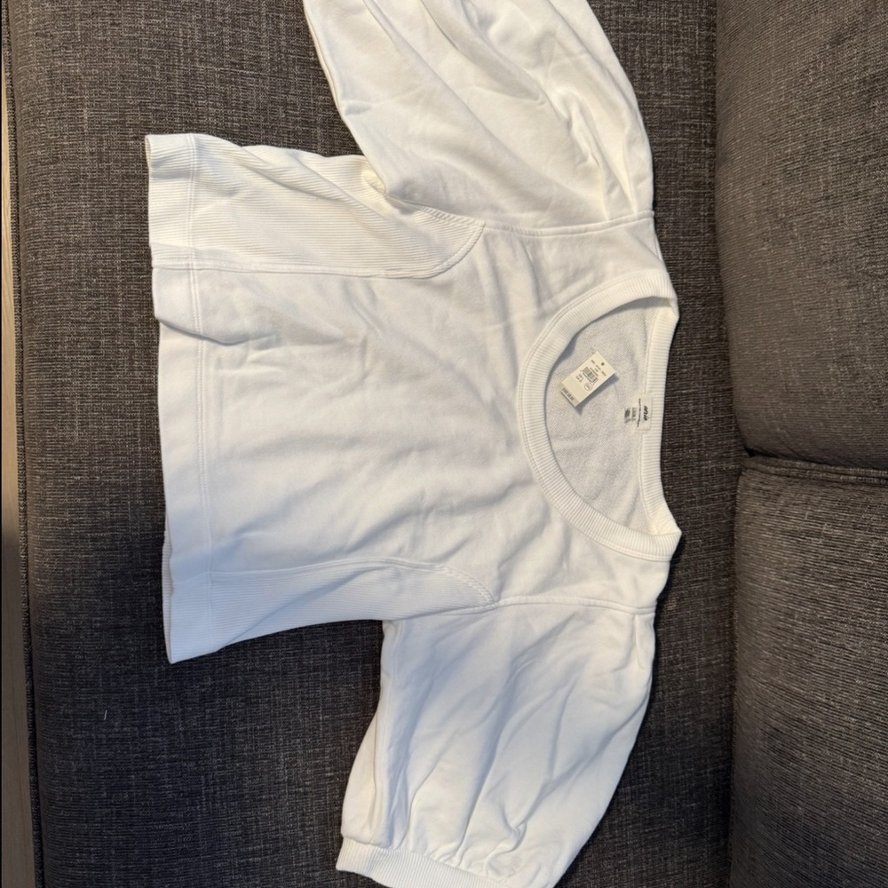 Aerie Classic White Knit Top